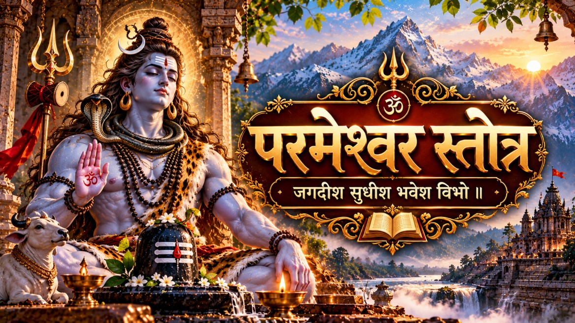 परमेश्वर स्तोत्रम् के 8 श्लोक हिंदी अर्थ सहित