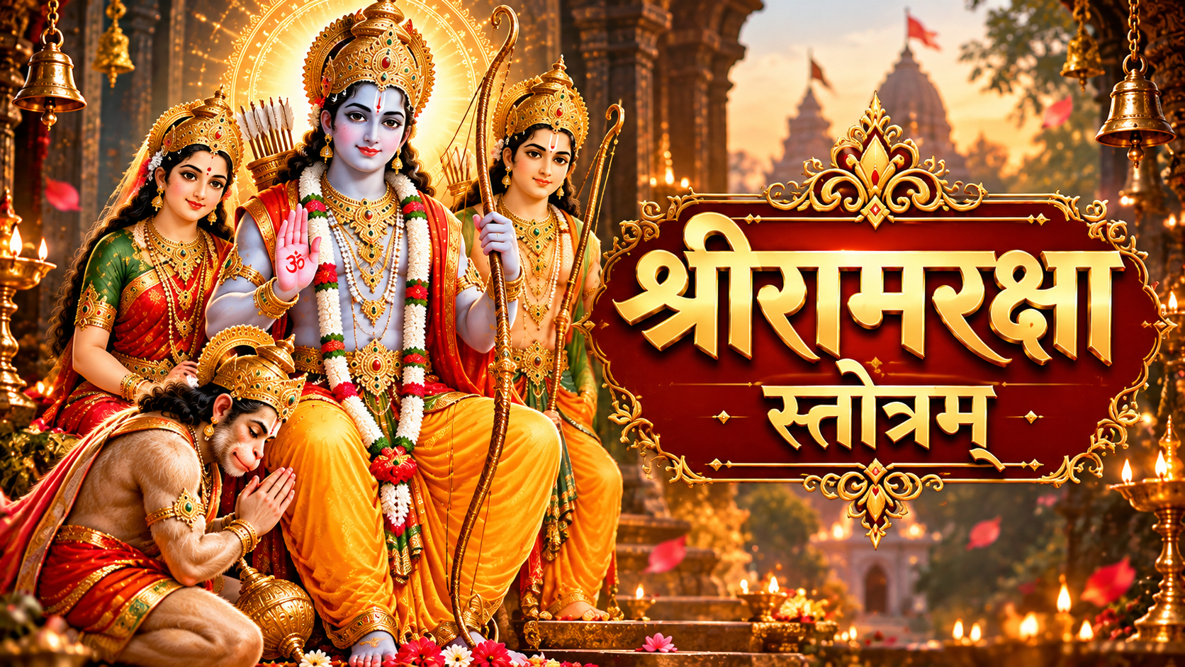 रामरक्षास्तोत्रम् | Ramrakshastotram | Sanskrit Peeth