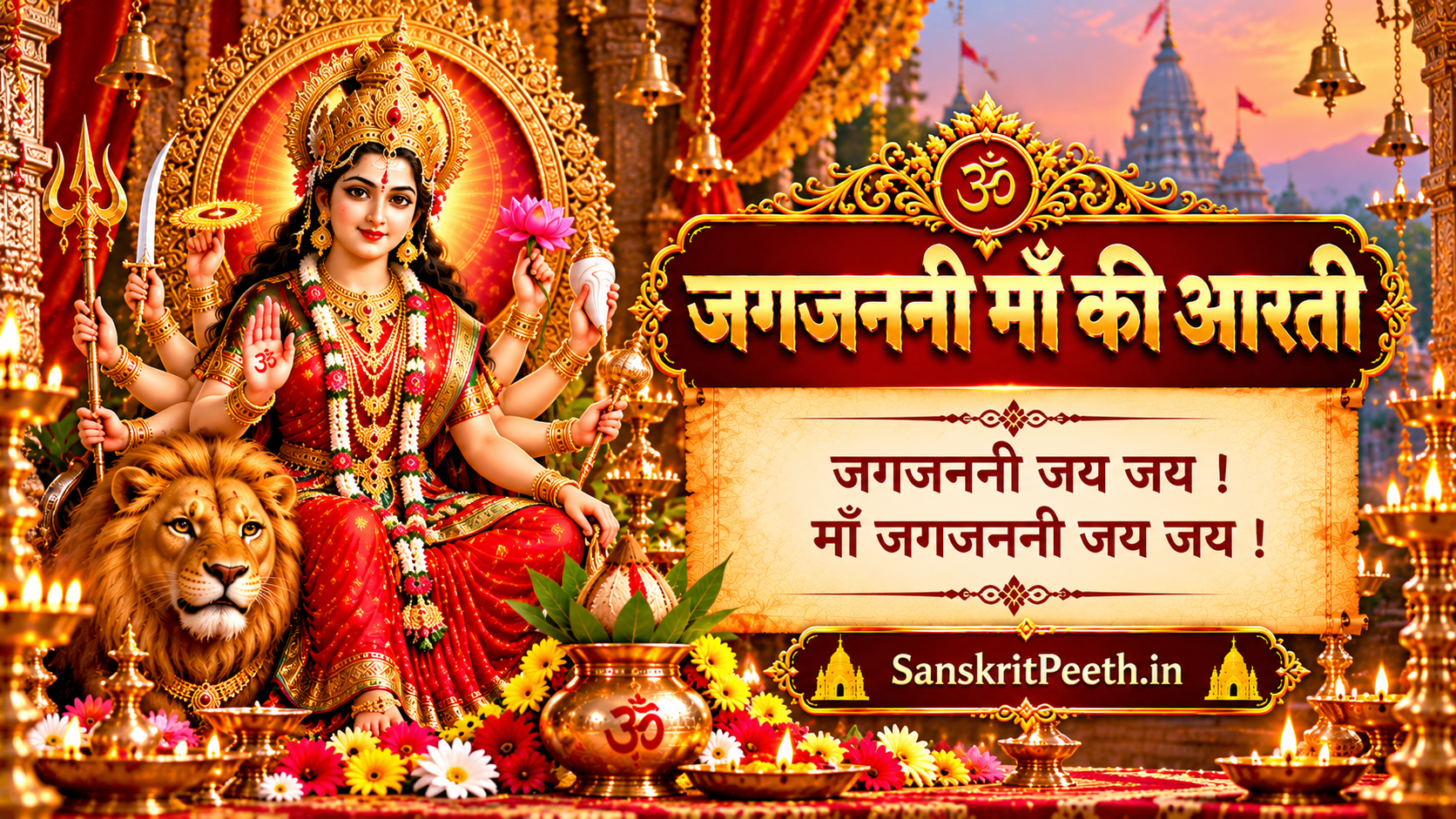 जगजननी माँ की आरती – जग जननी जय जय